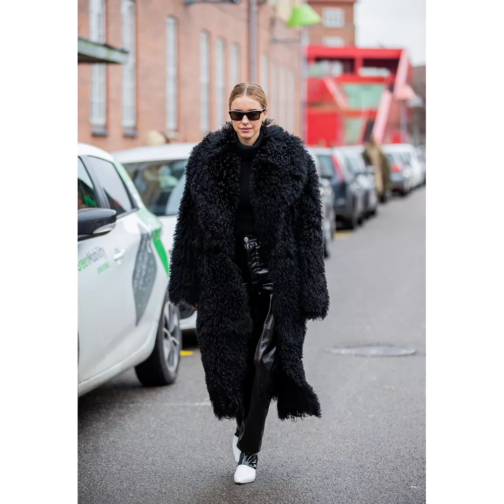 Faux fur παλτό