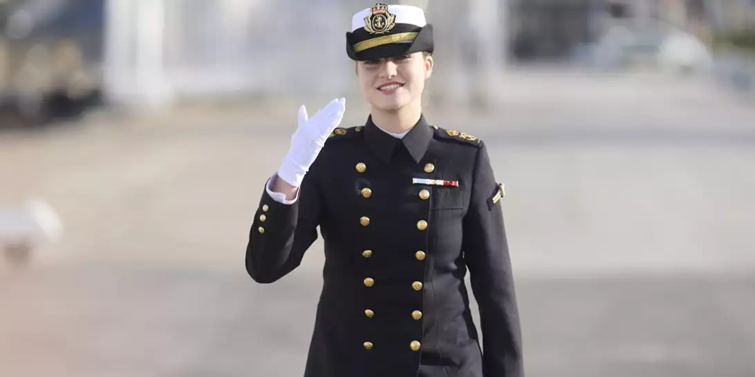 Η ιδιωτική καμπίνα της Leonor στο πλοίο του πολεμικού ναυτικού