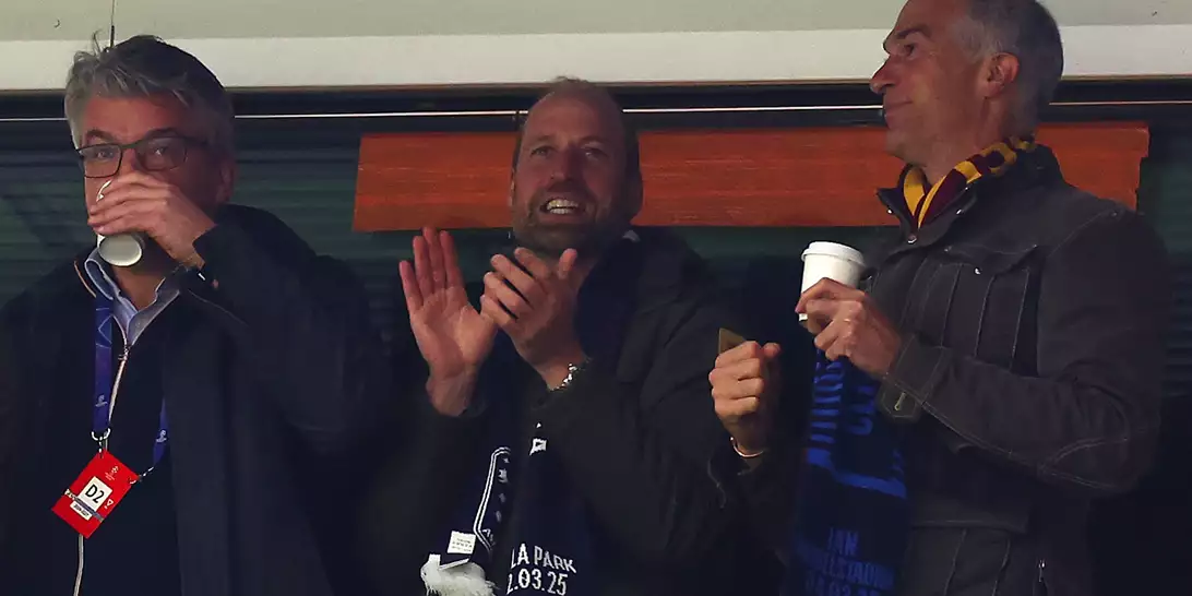 O πρίγκιπας William όπως δεν τoν έχουμε ξαναδεί στο γήπεδο