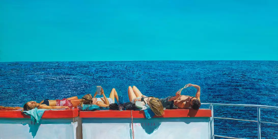 Ελευθερία | Η Μαρία Φιλοπούλου ζωγραφίζει ένα γράμμα στο αέναο καλοκαίρι