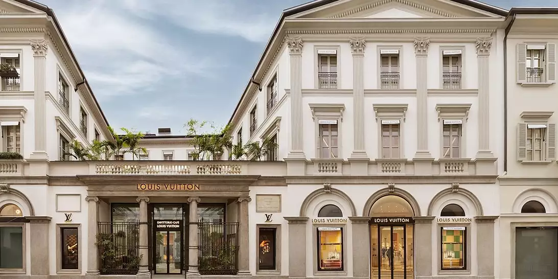 Η αναγέννηση της iconic boutique του οίκου Louis Vuitton στην καρδιά του Μιλάνου