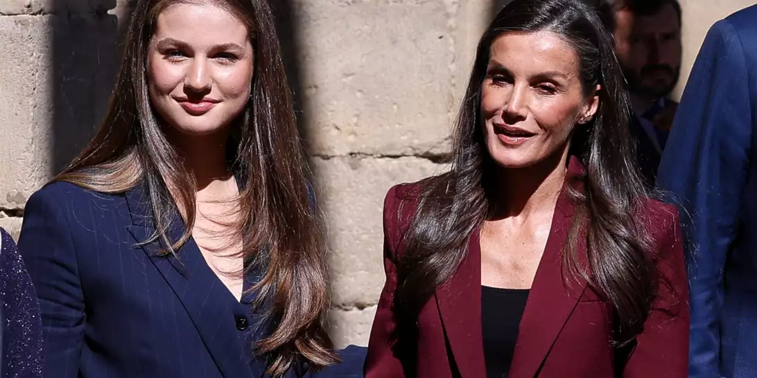 Letizia & Leonor της Ισπανίας | Φόρεσαν το ίδιο μαύρο παλτό από προσιτό brand