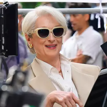H Μeryl Streep σε fashion show στο Μιλάνο για τα γυρίσματα του The devil wears Prada 2