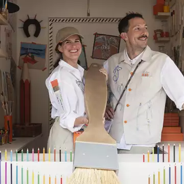 Η Hermès επιστρέφει στην Art Athina και δημιουργεί ένα υπαίθριο pop - up στούντιο σκίτσου και ζωγραφικής