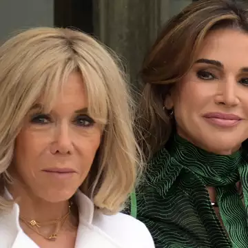 Brigitte Macron - Βασίλισσα Ράνια | Οι στιλιστικές επιλογές που έκαναν στη συνάντησή τους στο Παρίσι