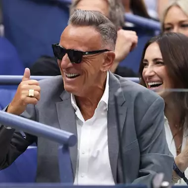 Bruce Springsteen | Σπάνια εμφάνιση με την εντυπωσιακή κόρη του Jessica στο US Open