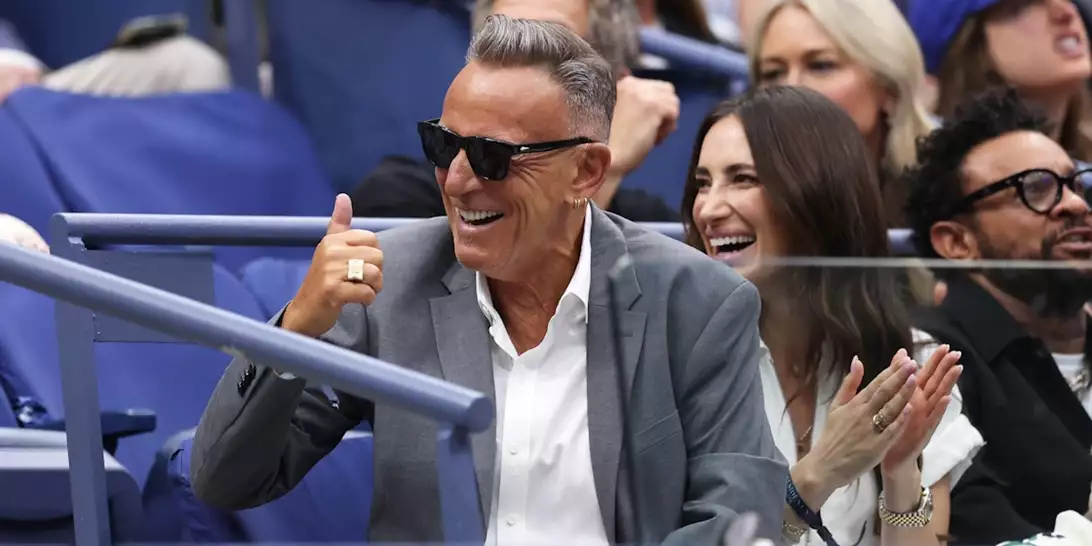 Bruce Springsteen | Σπάνια εμφάνιση με την εντυπωσιακή κόρη του Jessica στο US Open