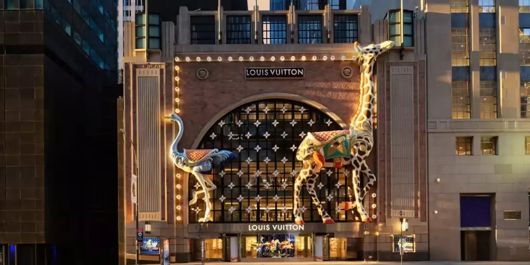 Χριστούγεννα στη Νέα Υόρκη και το νέο Art Deco store του οίκου Louis Vuitton