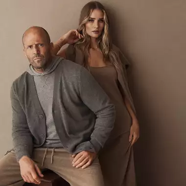 Η Rosie Huntington-Whiteley και ο Jason Statham φωτογραφίζονται ξανά για την καμπάνια της Falconeri