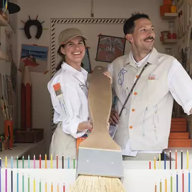 Η Hermès επιστρέφει στην Art Athina και δημιουργεί ένα υπαίθριο pop - up στούντιο σκίτσου και ζωγραφικής